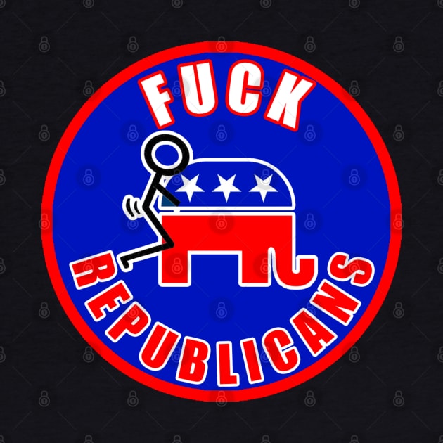 F-it Republicans by  The best hard hat stickers 